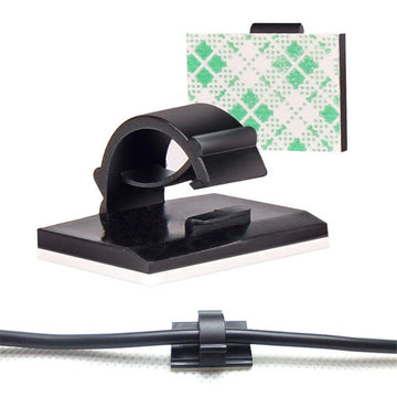 Self-adhesive Cable Clips · 100 Pack