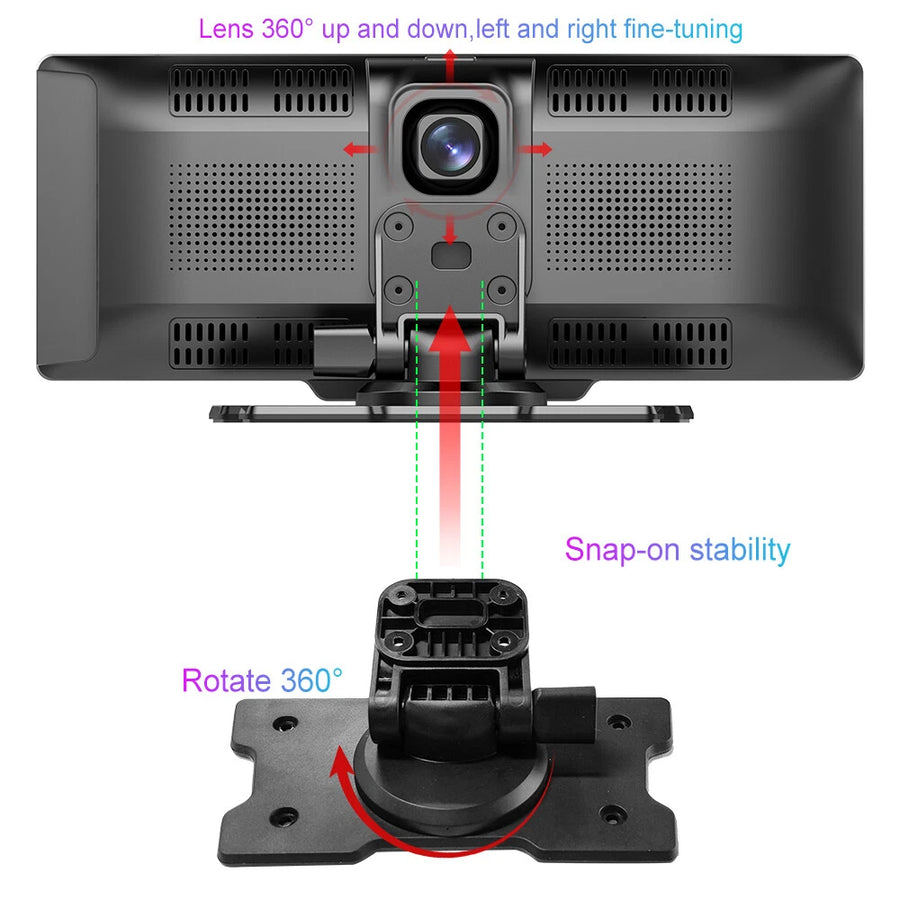 Camecho rear housing, road-facing camera and mounting bracket