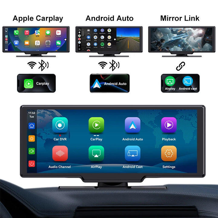 10.26-inch touchscreen and supported phone interfaces