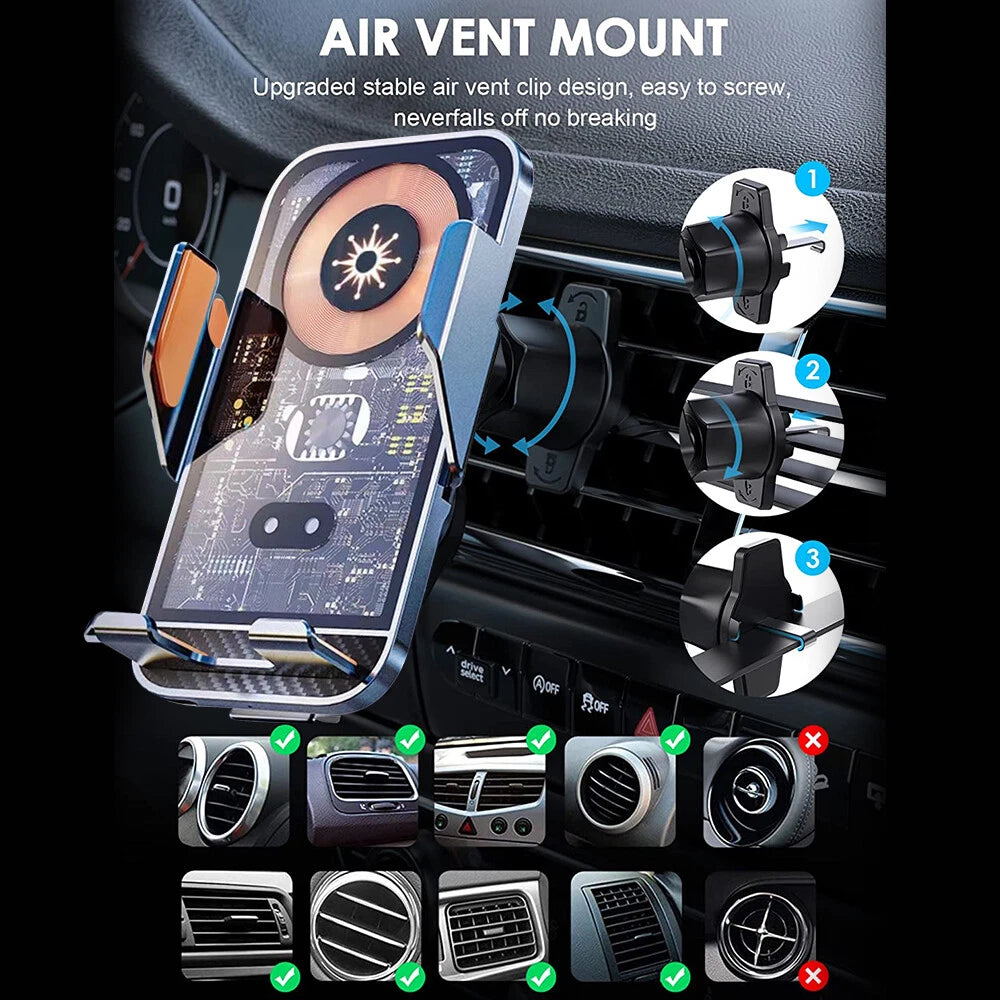 Hook-style vent mount installation and vent-shape examples