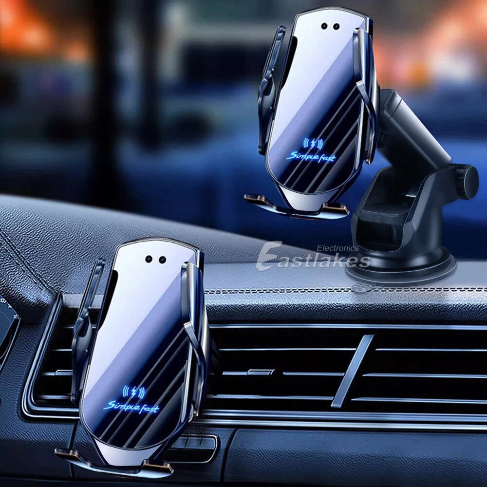 Examples of the two mounting positions; phones shown for context